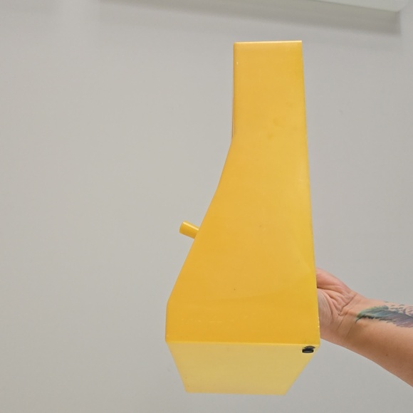 1970s yellow desk organizer - Picture 8 of 9